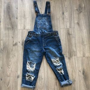 Ripped Overalls